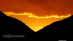 Weber Canyon sunset