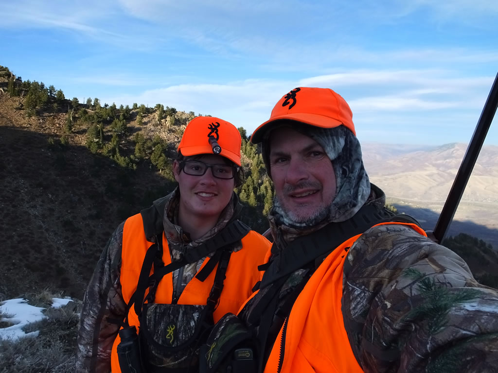 The two deer hunters on opening day.
