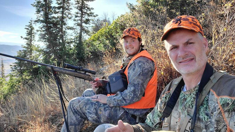 Right after Dallen shot his 2020 buck.