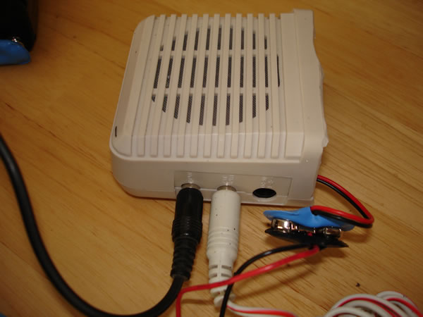 Mini Amplifier with bottom cut off used for Do-It-Yourself Homemade Electronic Coyote Predator Caller